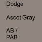 Preview: Dodge, Ascot Gray, AB / PAB.